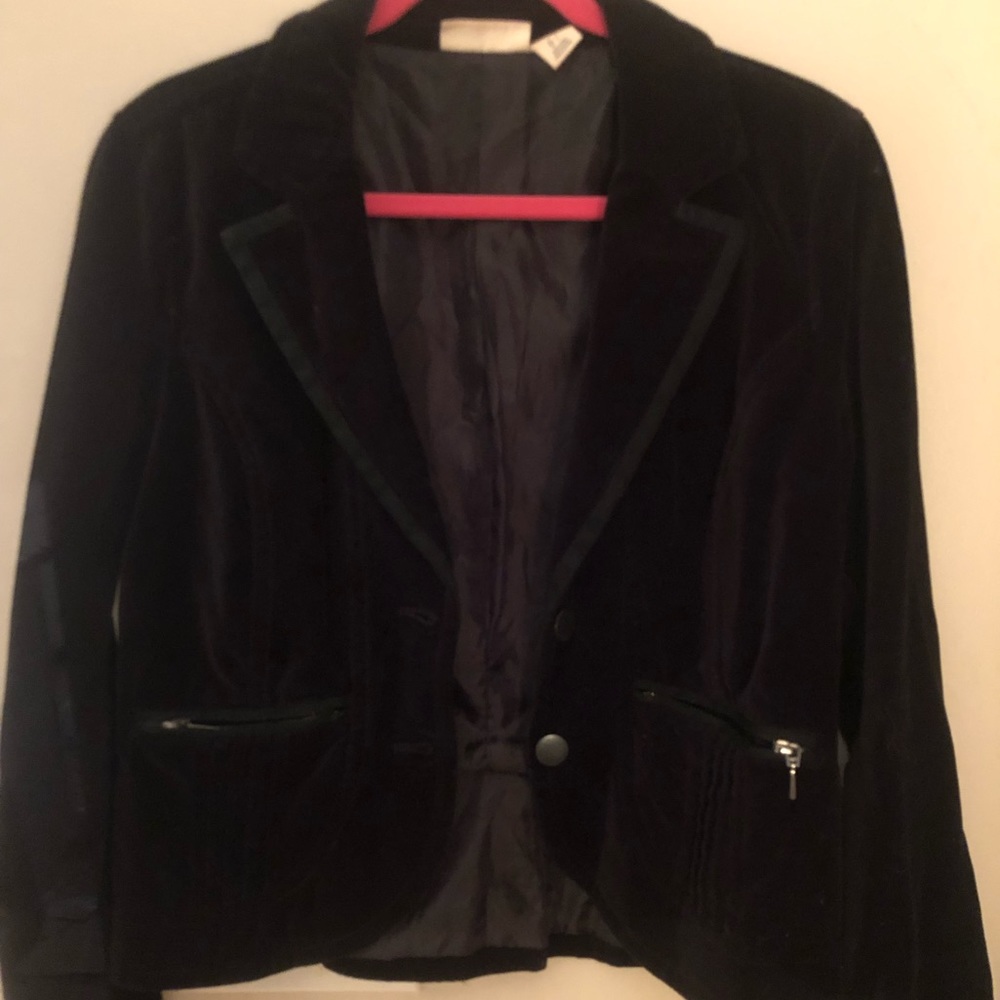 Black Velvet Jacket/Blazer